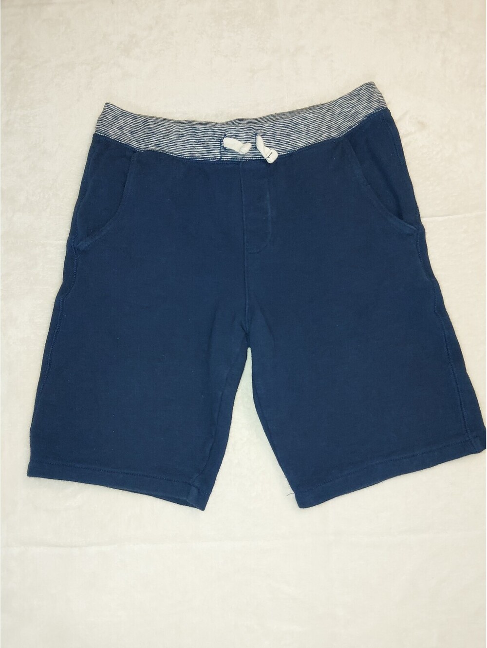 Carter's Kid Boys Navy Blue Sweatshorts Size 14/14A. 0085